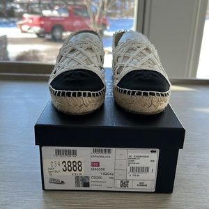 Chanel Rattan espadrilles